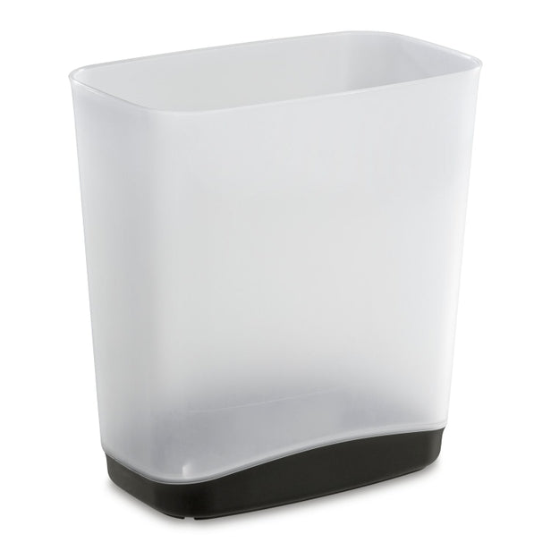 WASTEBASKET SLIM CLEAR 3.3 GAL