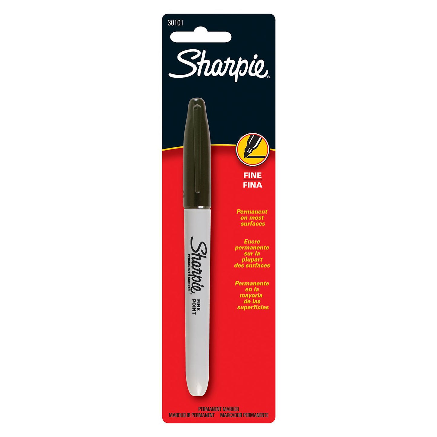 MARKER PEN SHARPIE BLACK