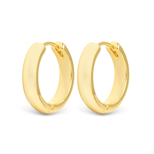 Stacy Small Hoop - Gold - AMANDA BLU