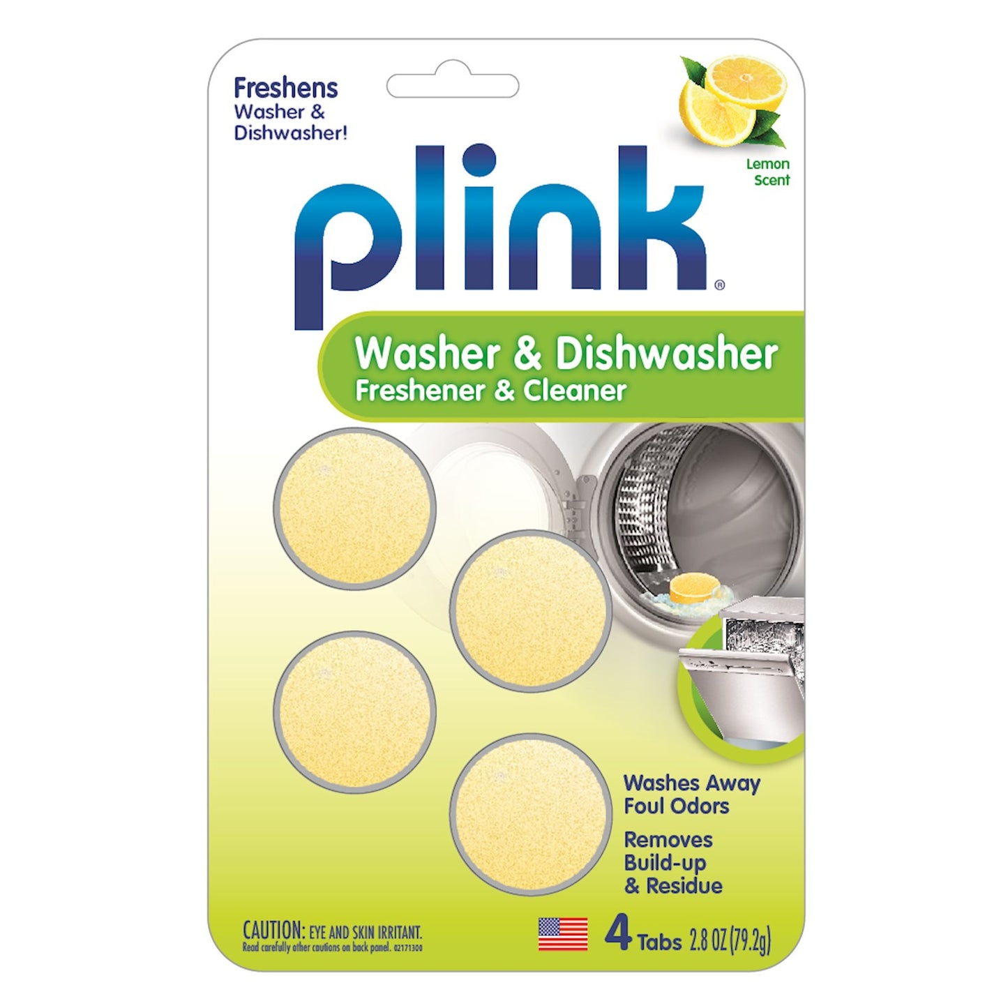 Plink Washer and Dishwasher Freshener and Cleaner