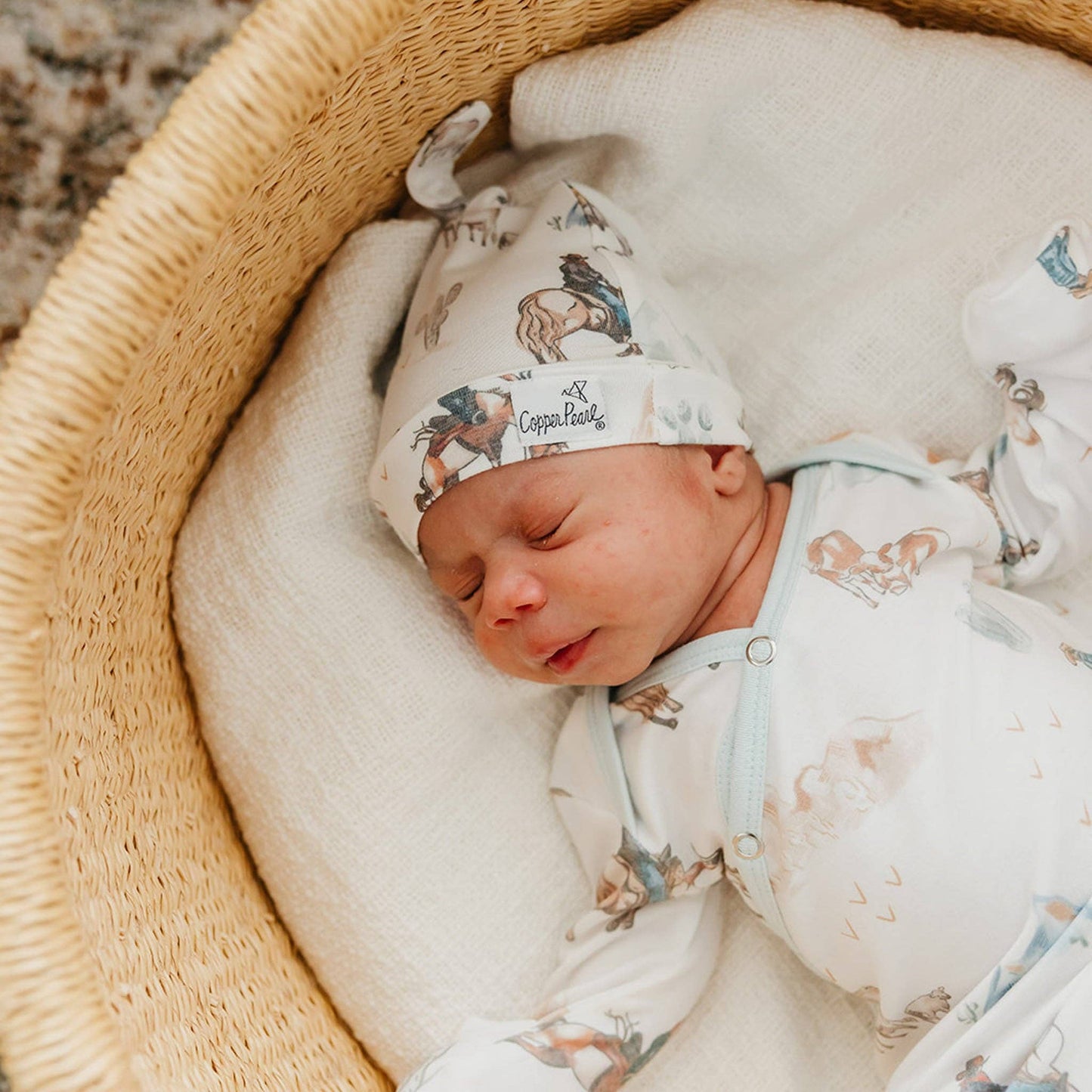 Top Knot Hat - Boone: 5-18 Months