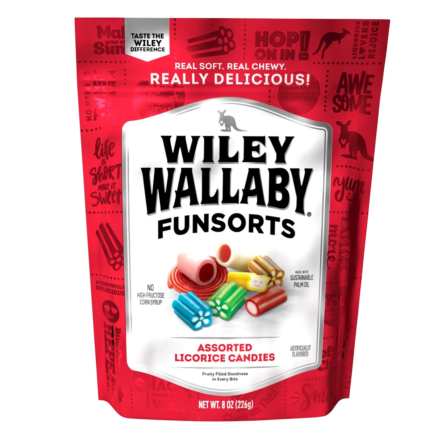 LIQUORICE FUN SORTS 8OZ
