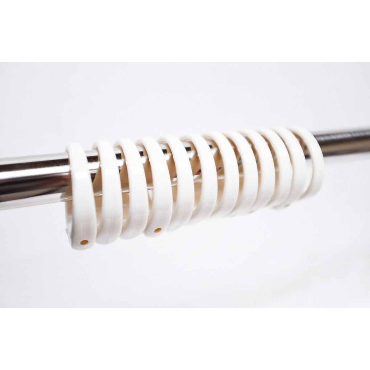SHOWER CURTAIN RINGS ALMOND