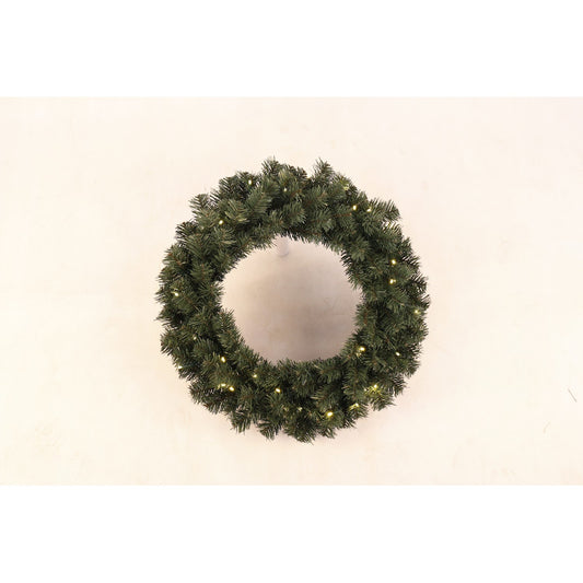 WREATH PRELIT LED 36IN CLEAR