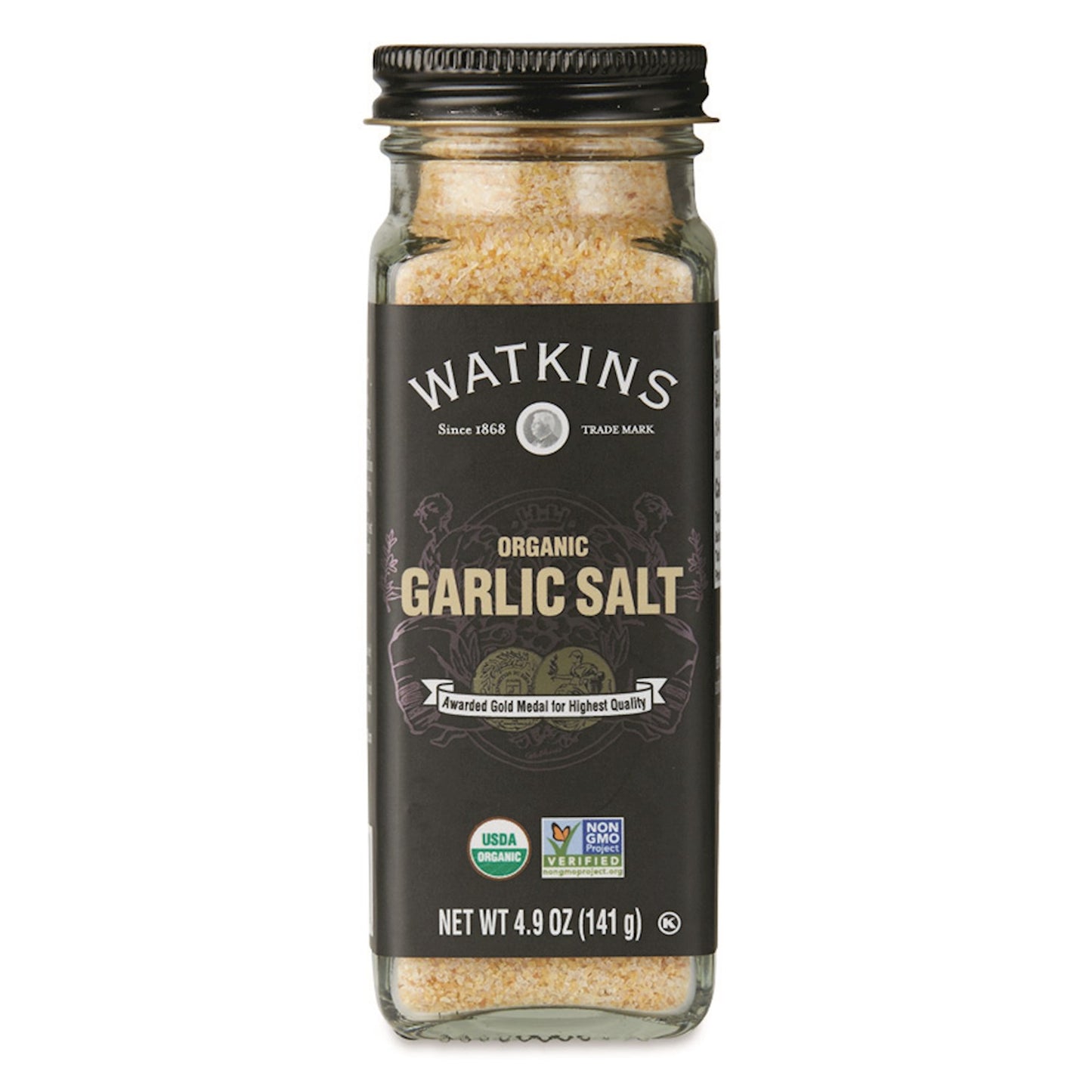 ORGANIC GARLIC SALT GRNDR 4.3OZ