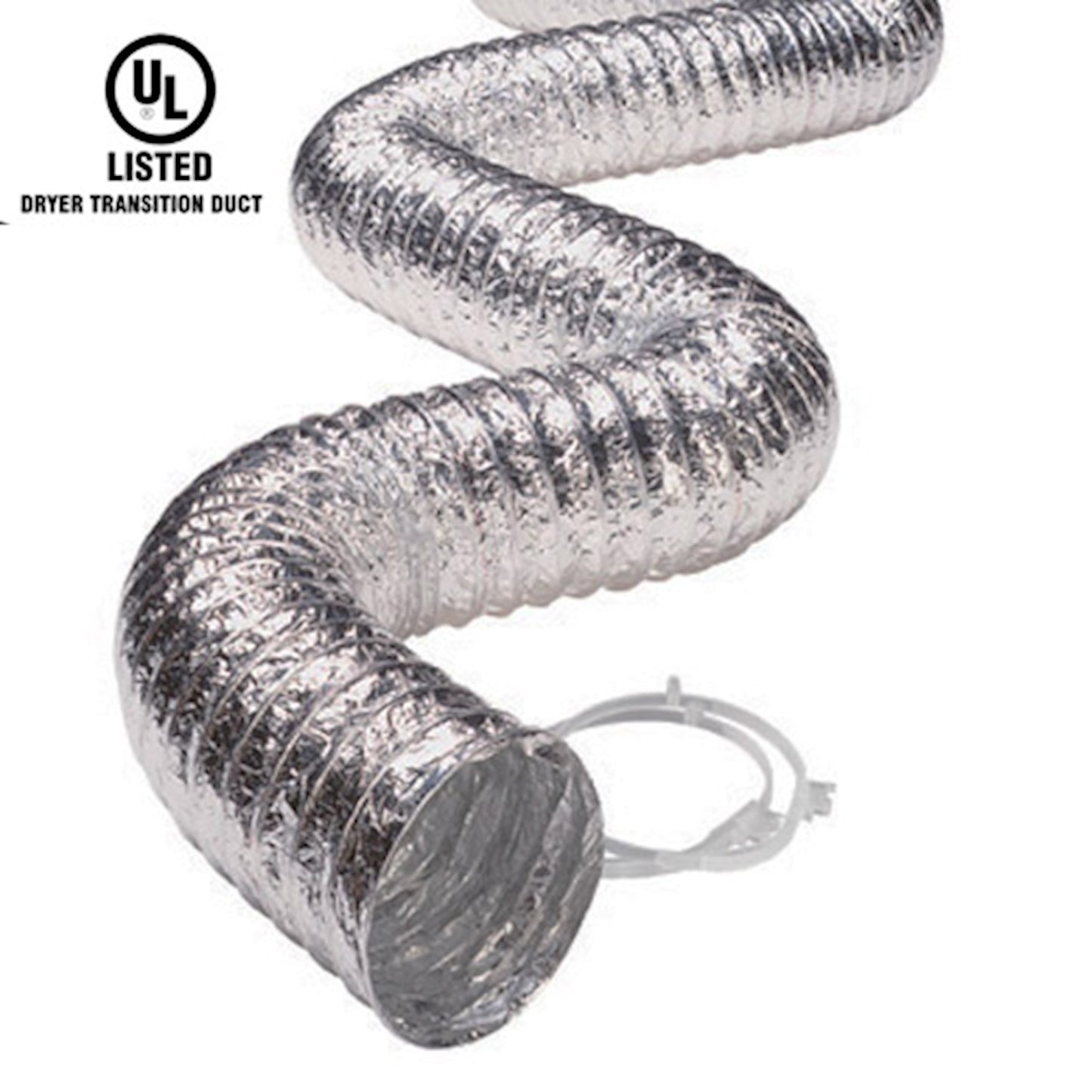 DUCT SUPR FLX WITH CLAMPS 4INX5FT