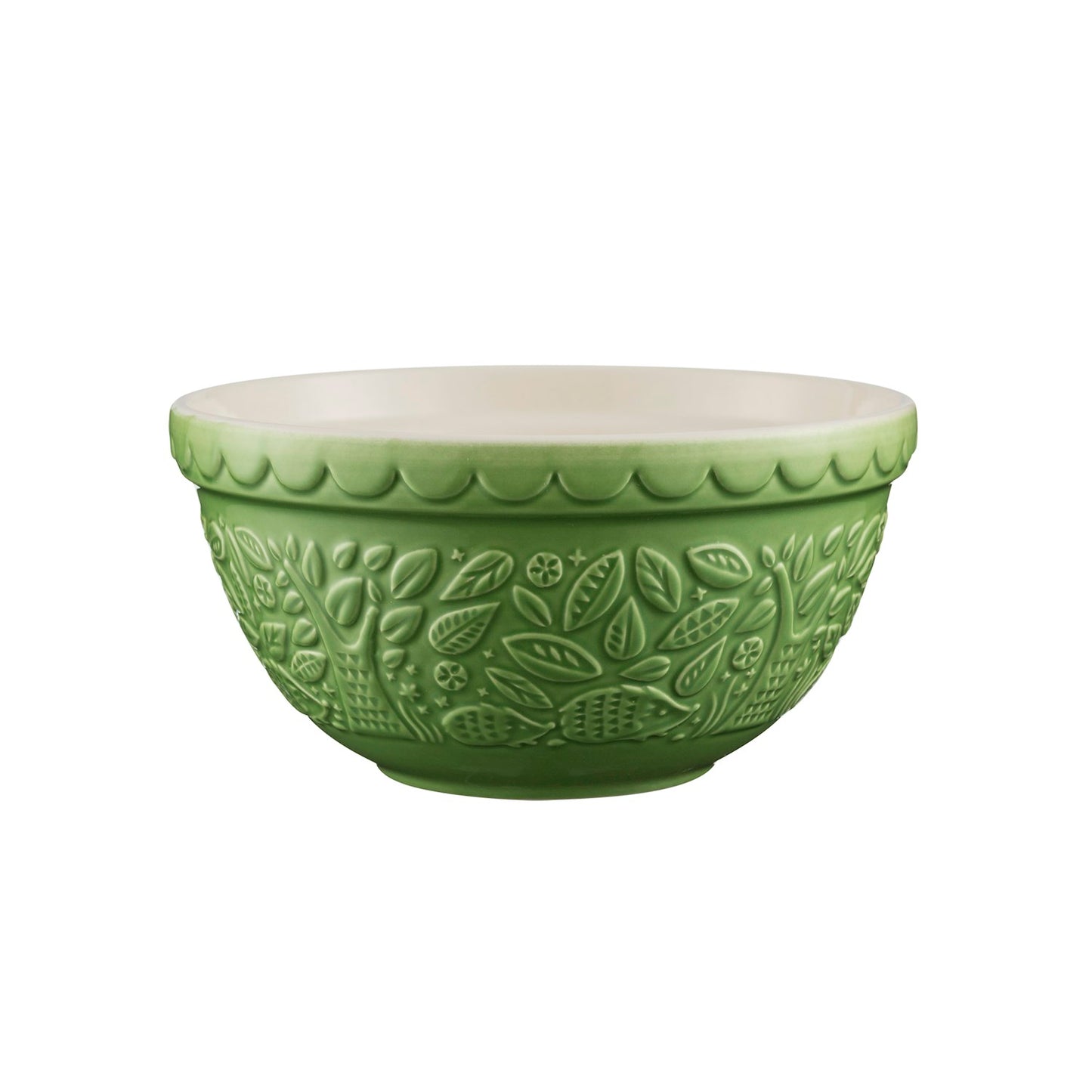 MIXING BOWL EMBOSSED GRN 1.15QT