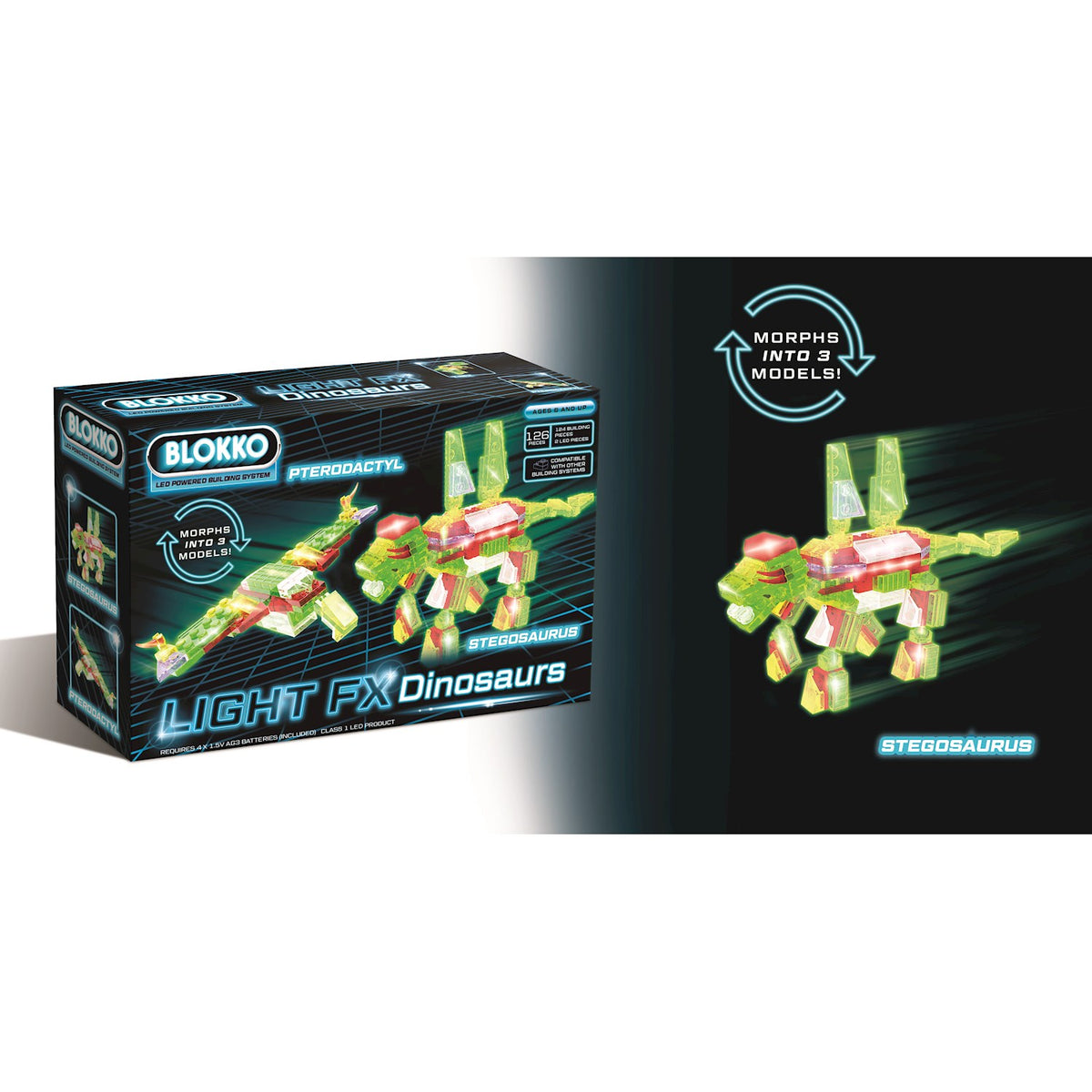 ACTIVITY BLOKKO LIGHT FX DINOSAUR