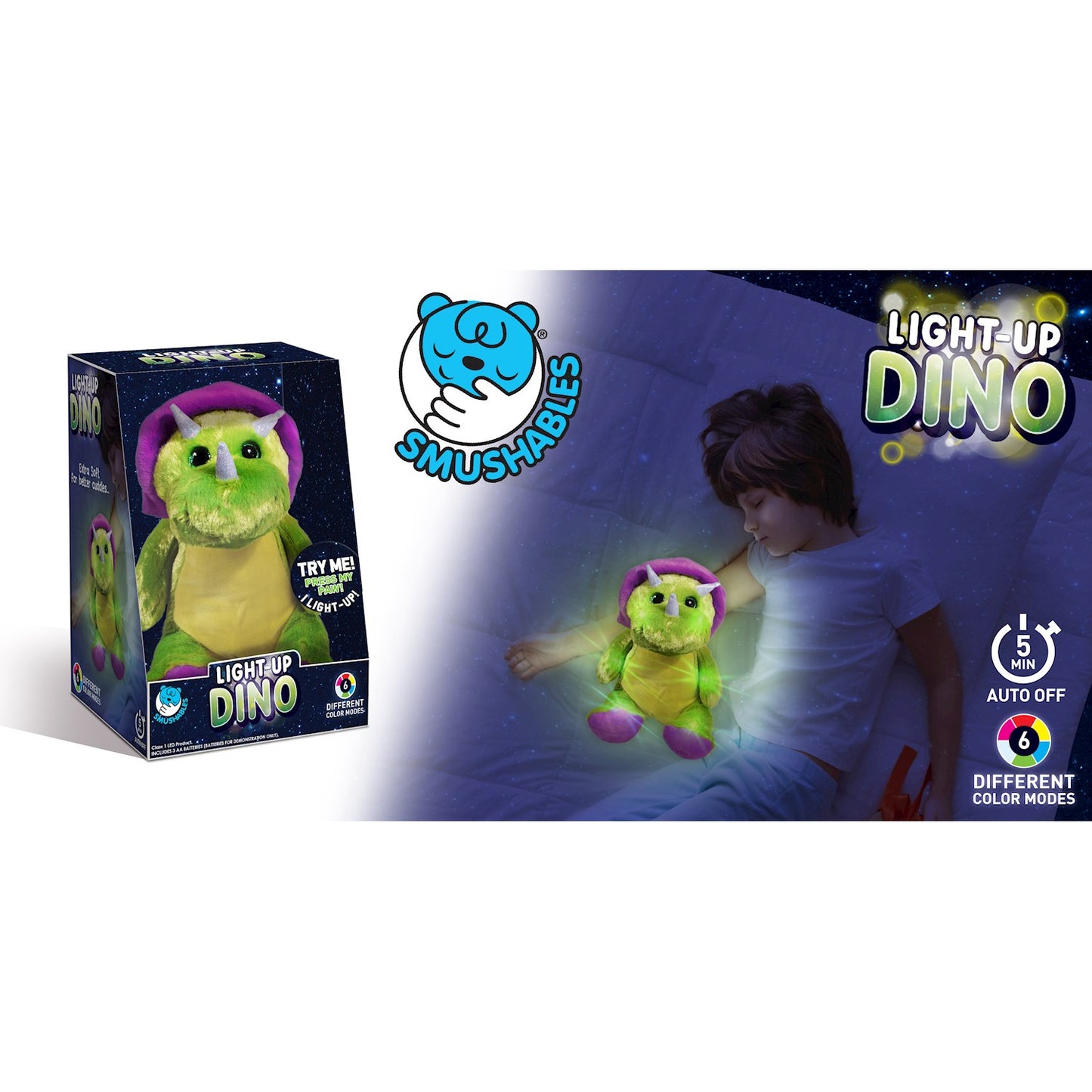 PLUSH DINO LIGHT-UP