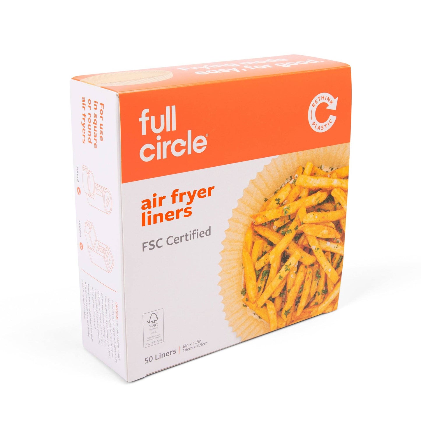 Air Fryer Liners - 50pk: Small/Medium