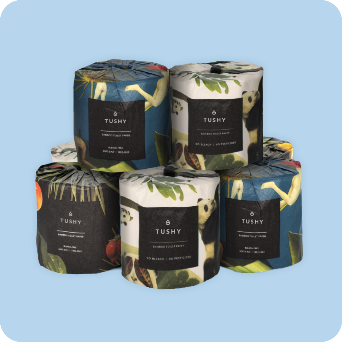 Premium Bamboo Toilet Paper 16 Pack