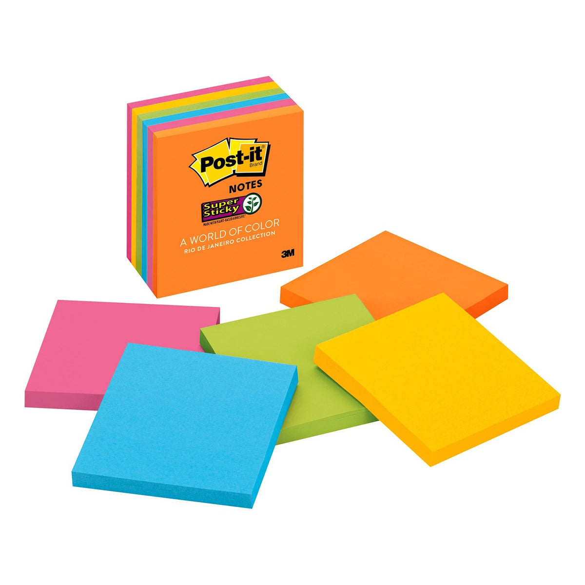 POST IT NOTES 3 X 3, 5 PADS