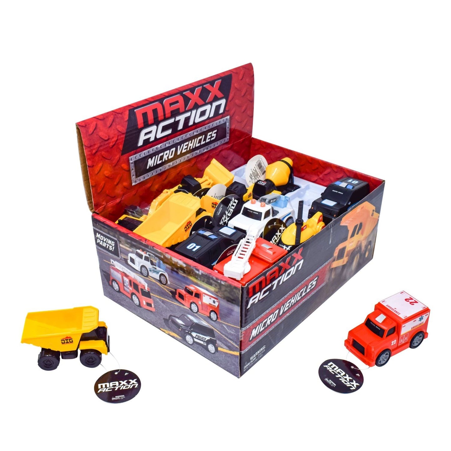 TOY VEHICLE MICRO-MAXX ASTD