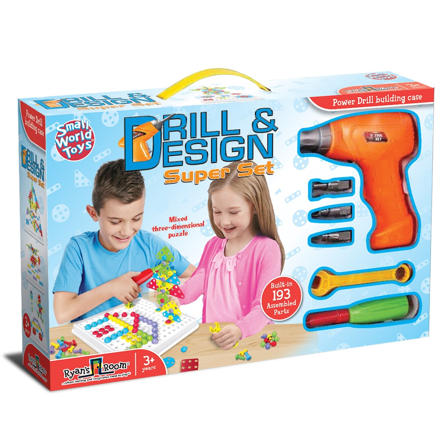 TOY DRILL N DESIGN PLAYSET 193PC