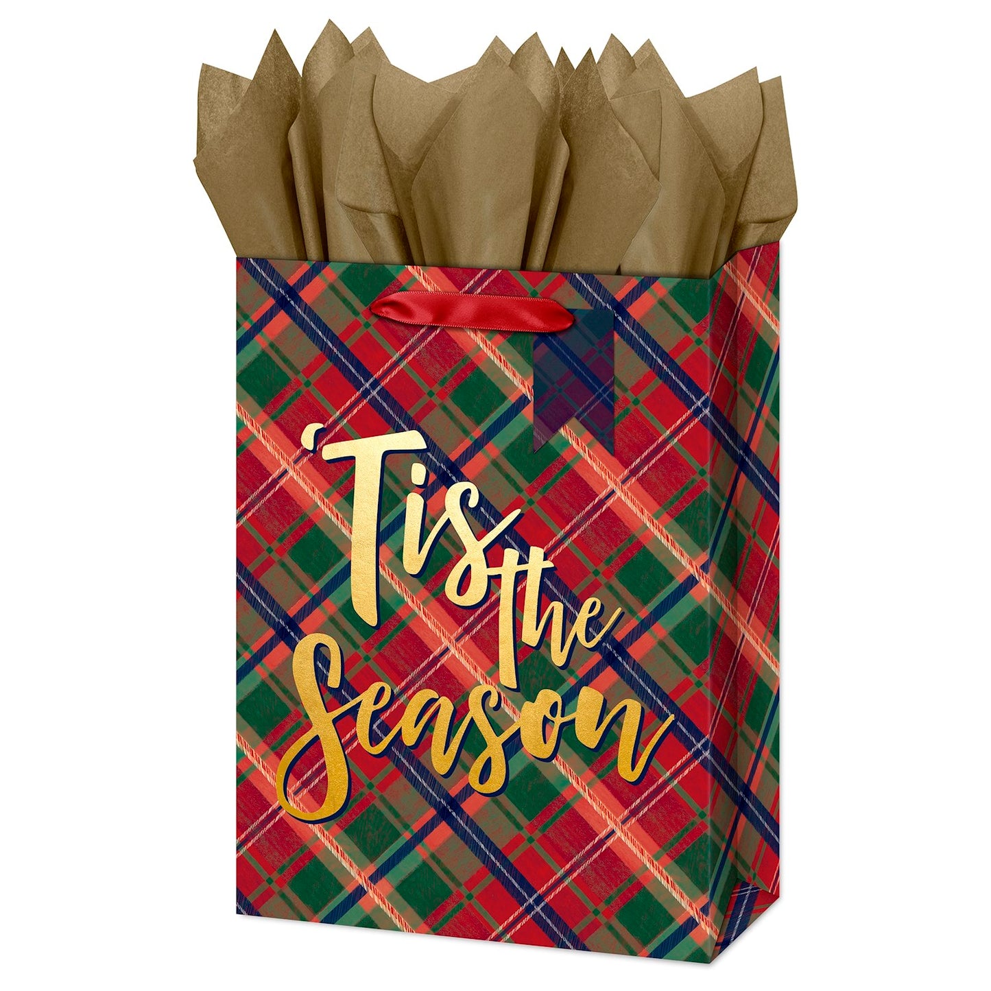 GIFT BAG CHRISTMAS XLARGE TRAD