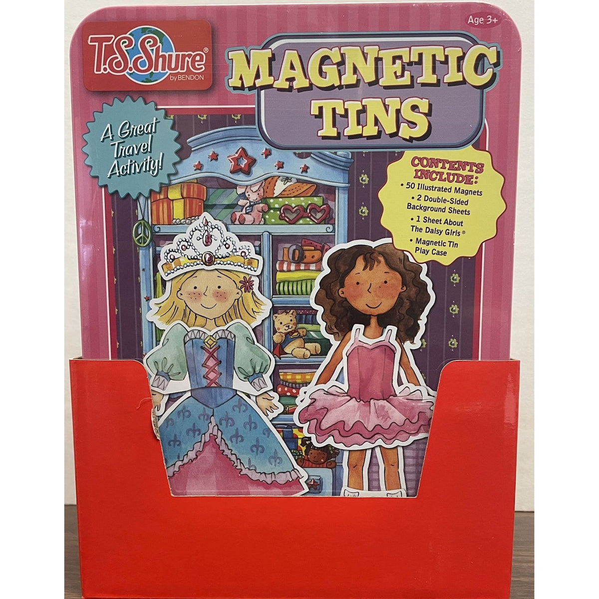 MAGNETIC TIN DRESS UP  DOLLS