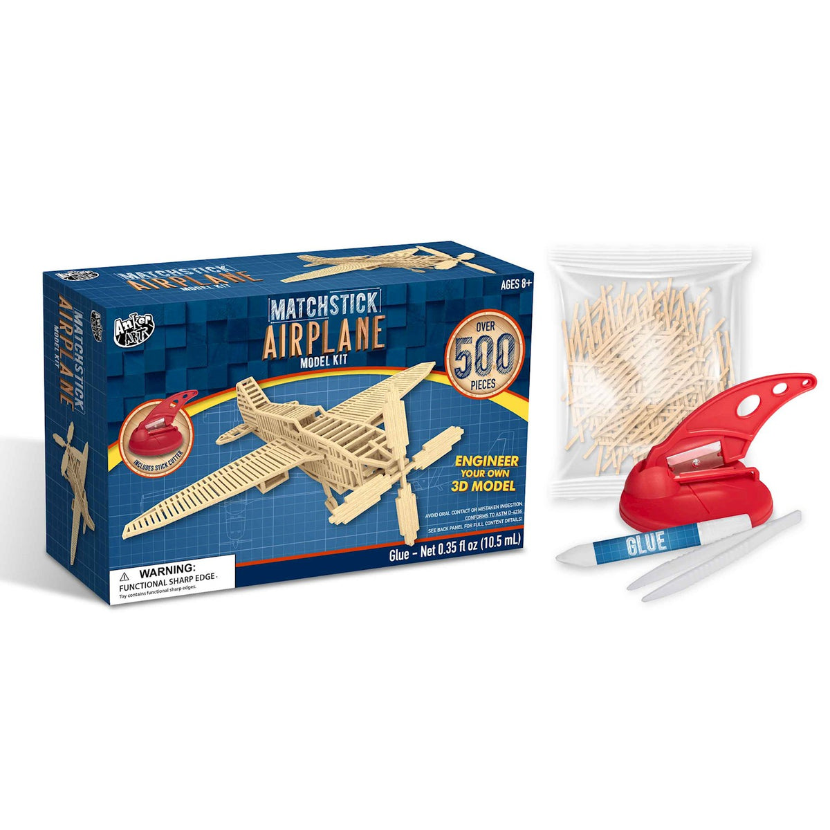 MODEL KIT MATCHSTICK AIRPLANE
