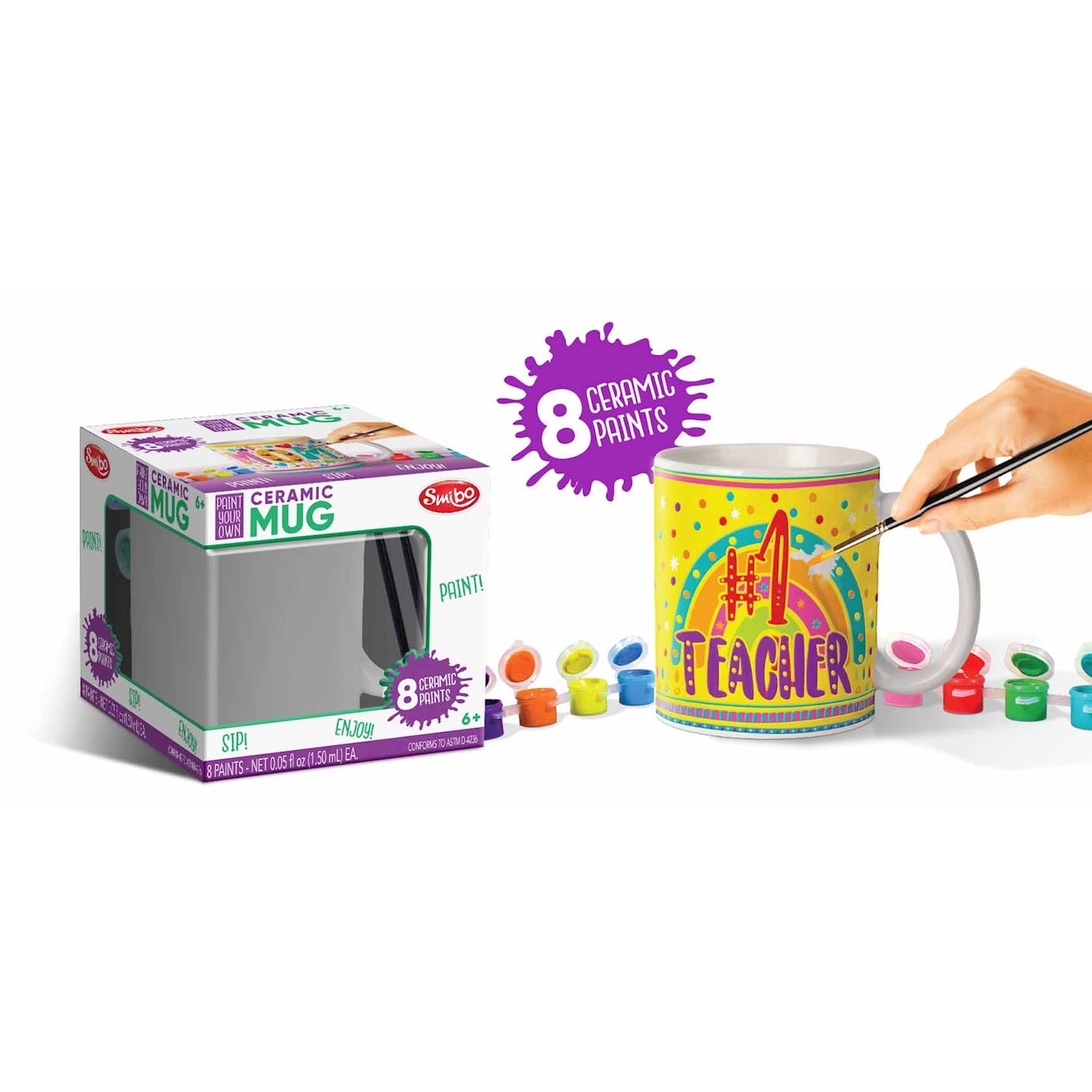 ACTIVITY KIT CERAMIC MUG PAINT