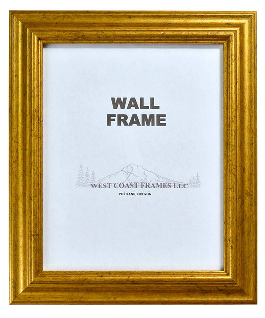 11505 - 1-1/4" Gold Poly Picture Frame: 8 x 10