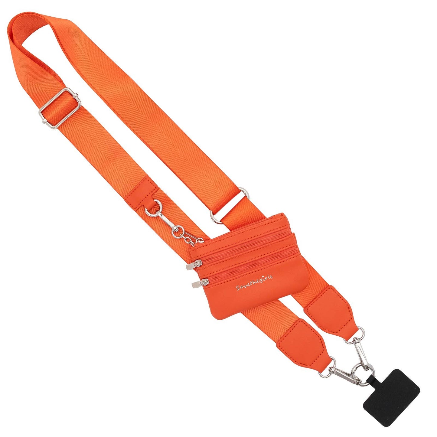 Clip & Go Strap with Pouch – Solid Collection: Green