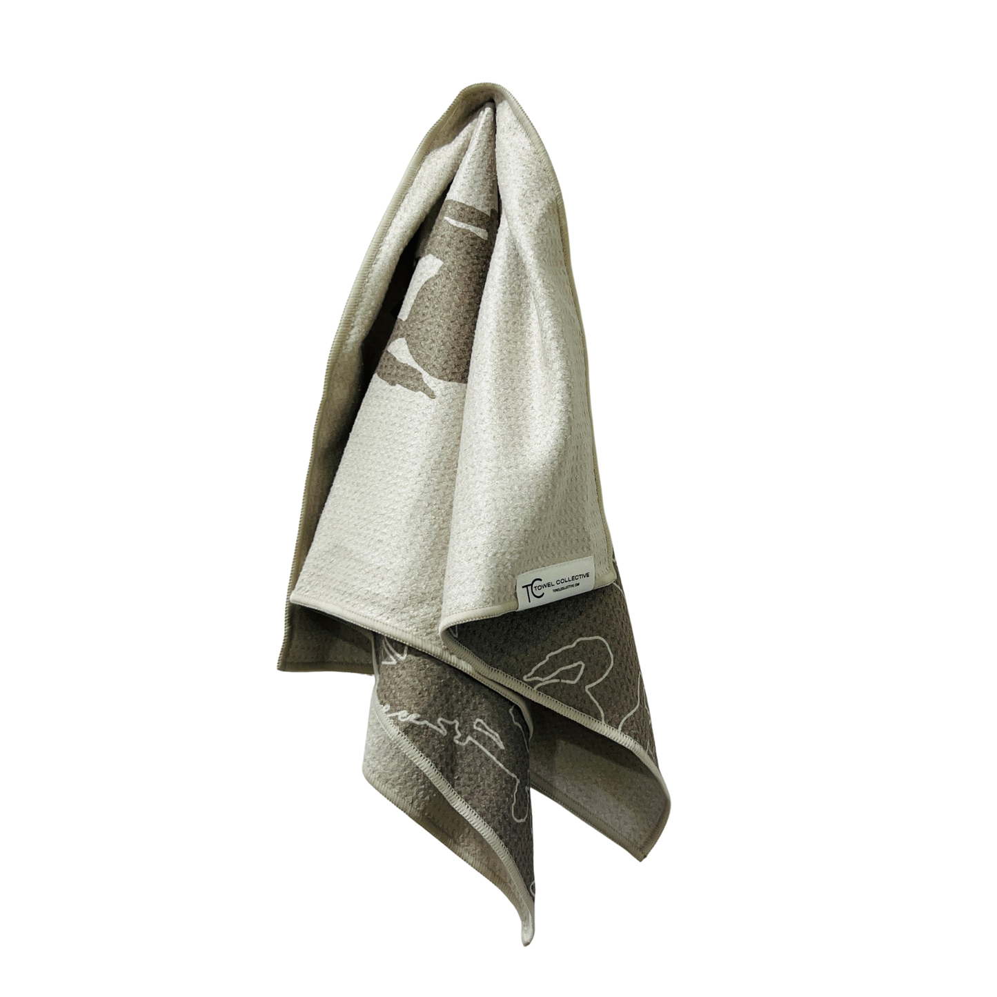 Howdy | Waffle Weave Microfiber Towels Kitchen & Bath: Hand Towel
