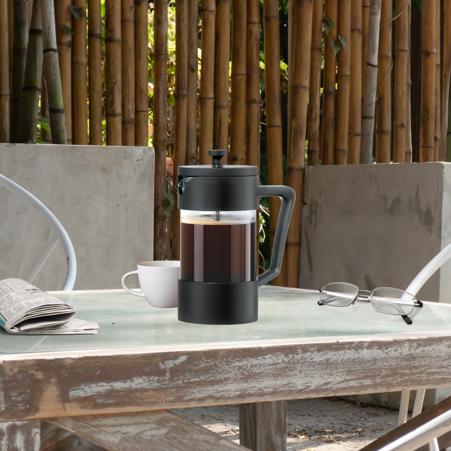 8 Cup Borosilicate French Press Coffee Maker (1 lt, 34 oz)