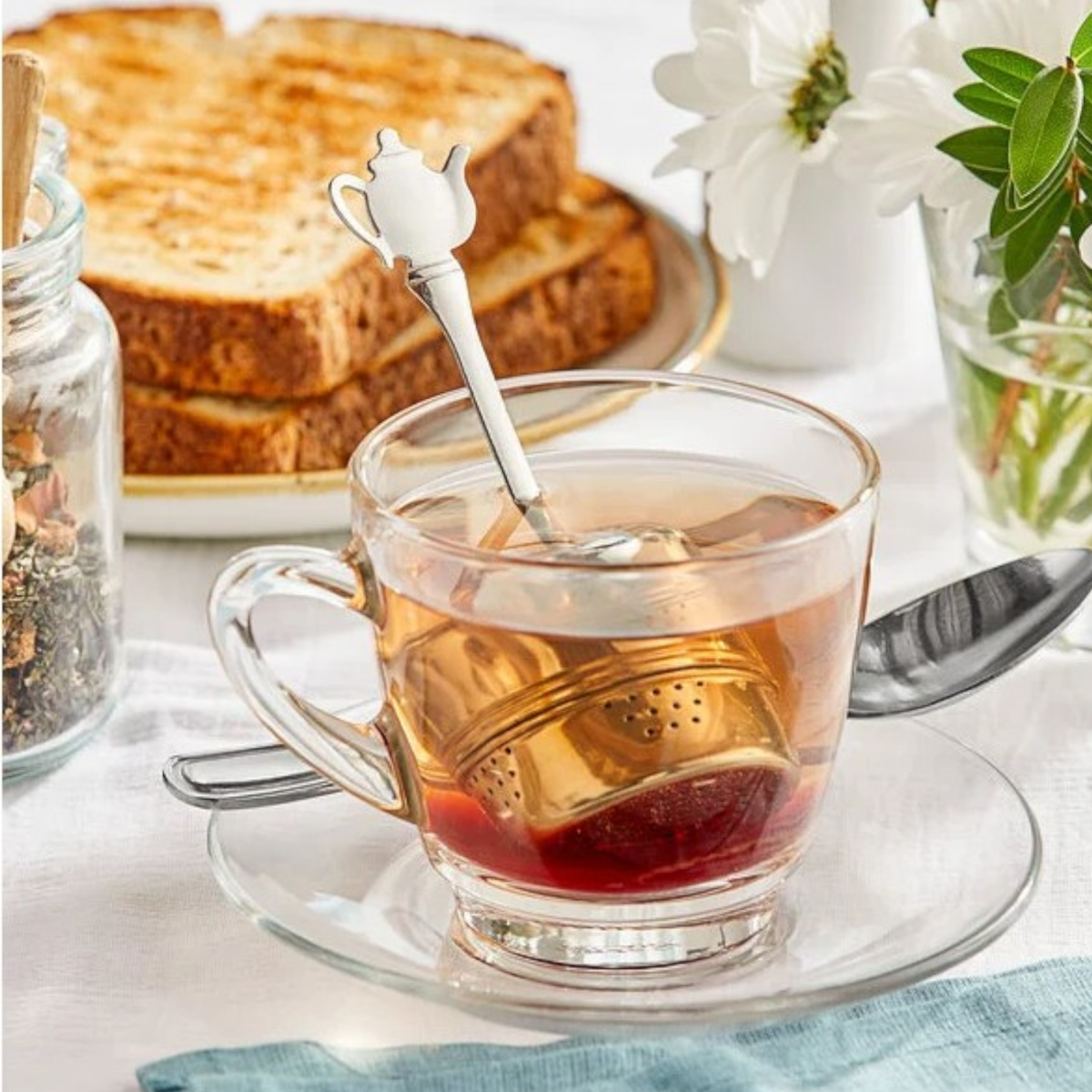 Stainless Steel Stick Tea Infuser with Teapot Handle – 1.5 in.