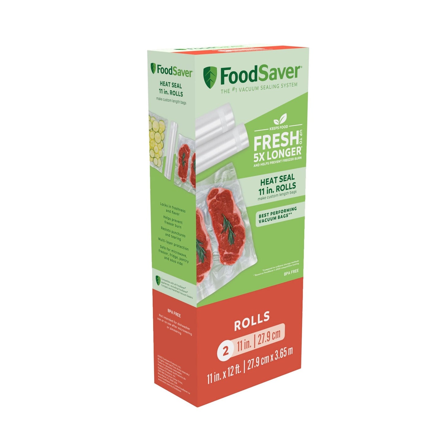 Foodsaver Roll 2PK 11INX12FT