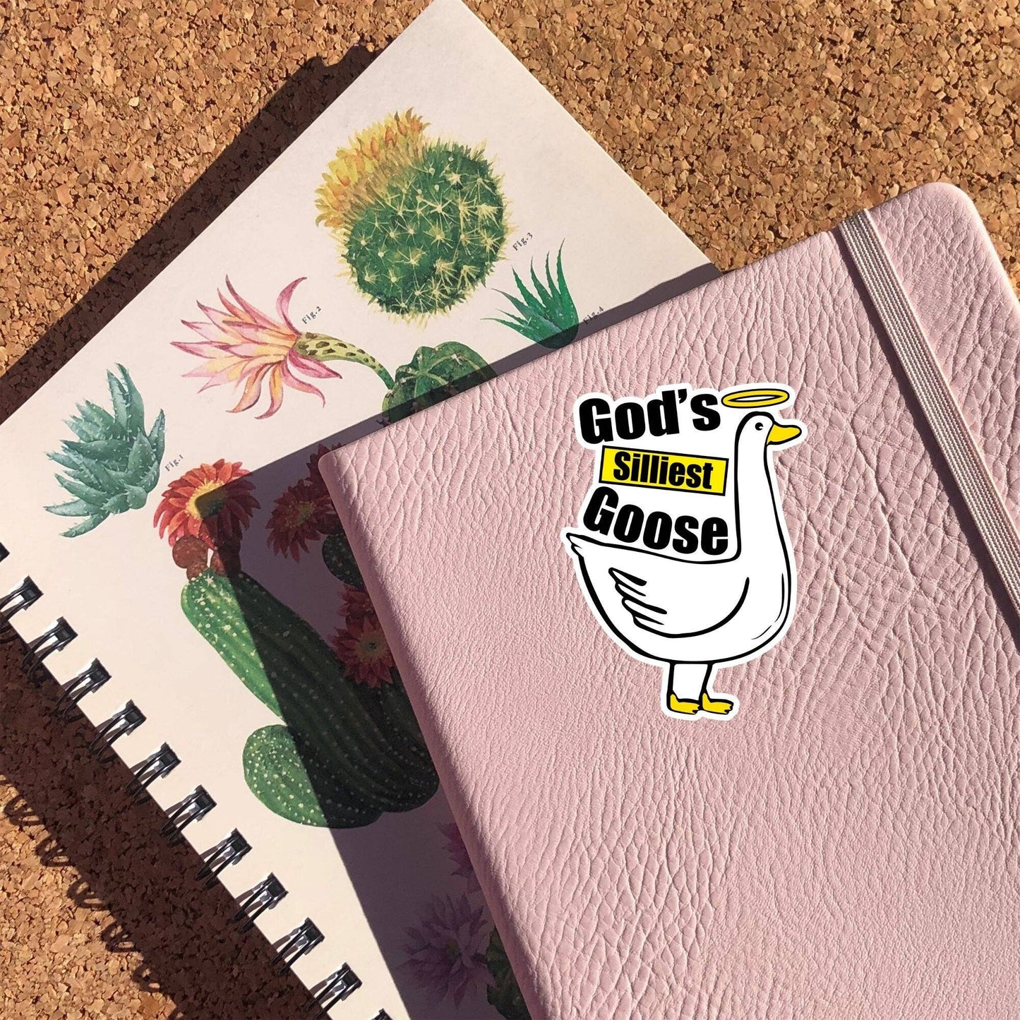 God's Silliest Goose Sticker: 2 inch