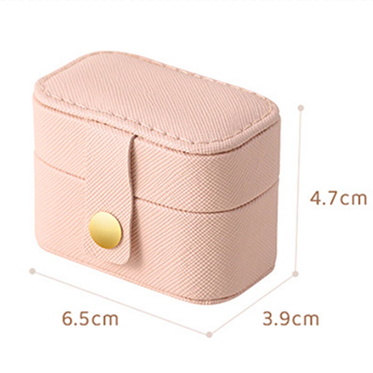 CWMM1686-GREEN-OS SOLID COLOR PORTABLE EARRING STORAGE BOX
