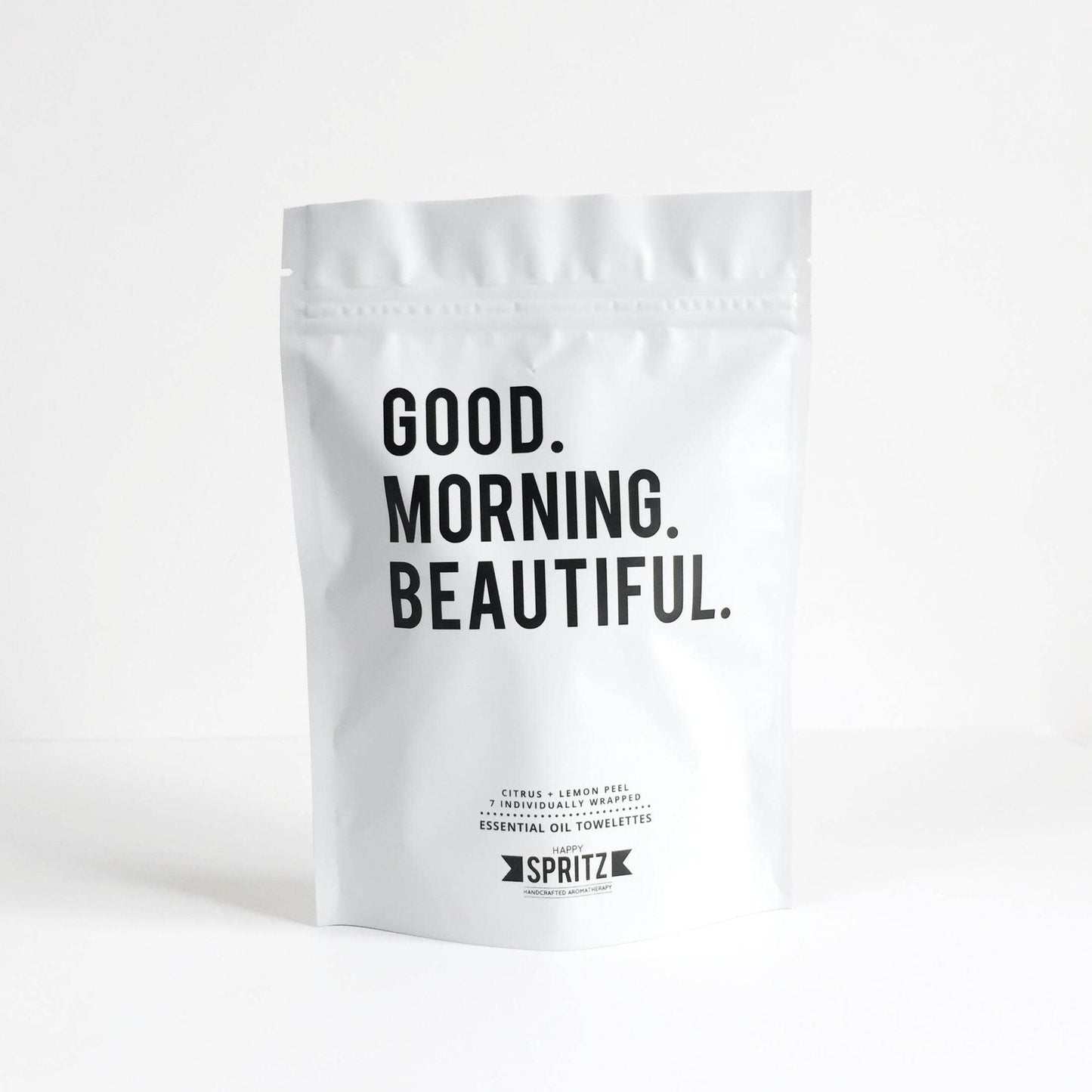 Good Morning Beautiful Towelette 7 Day Bag: Single Unit Bag