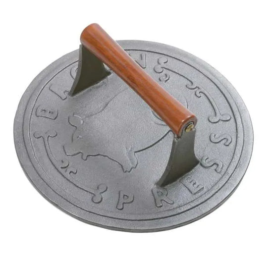 1401 9″ BACON PRESS, CAST IRON