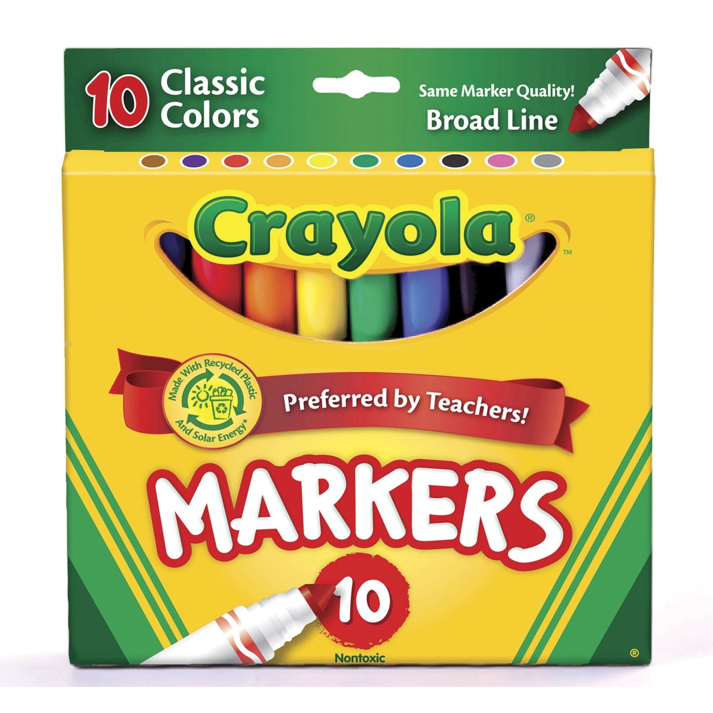 MARKERS BROAD LINE 10CT