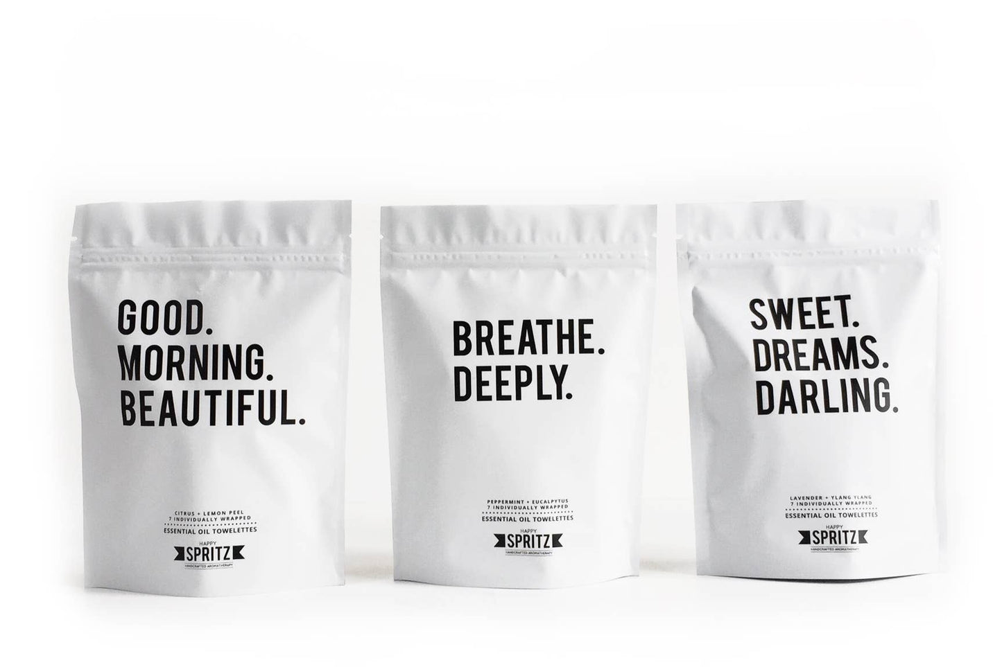 Good Morning Beautiful Towelette 7 Day Bag: Single Unit Bag