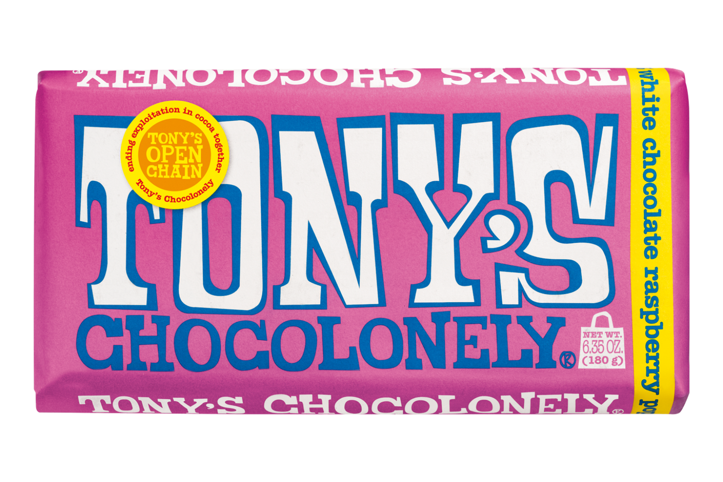 TONY'S White Raspberry Popping Candy 28%