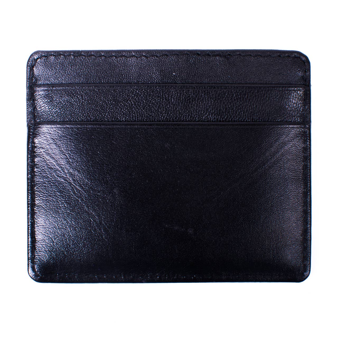 RFID Men's Genuine Leather Card Wallet-19CC: Brown