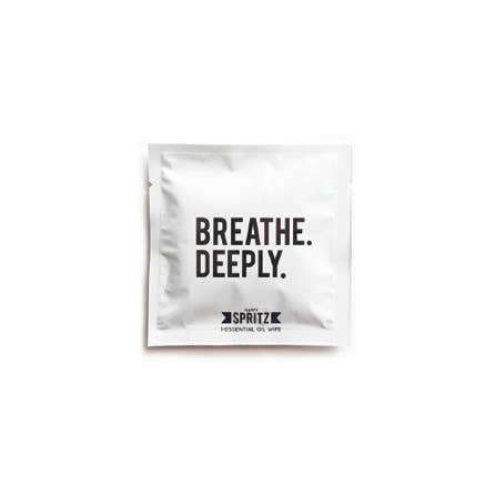 Breathe Deeply Essential Oil Towelette - 100 Unit Pre-Pack: 1 Unit Bundle - 100 Towelettes