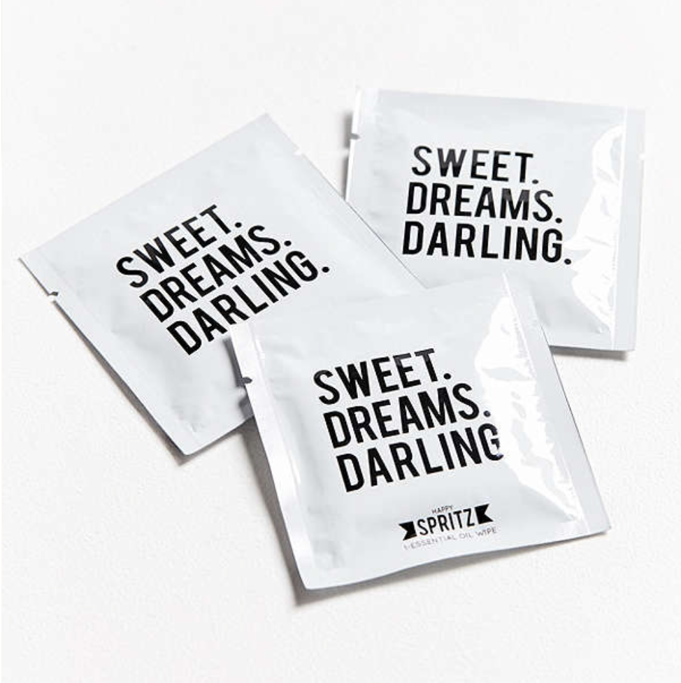 Sweet Dreams Darling Essential Oil Towelette 100 Unit Pack: 1 Unit Bundle - 100 Towelettes