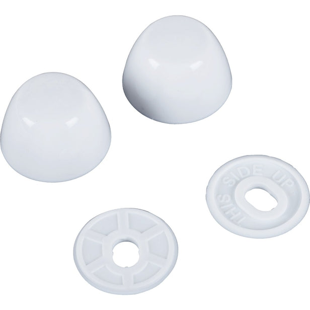 Bolt Caps - White
