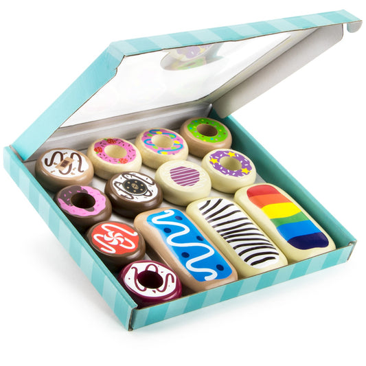 TOY DONUTS WOODEN SET