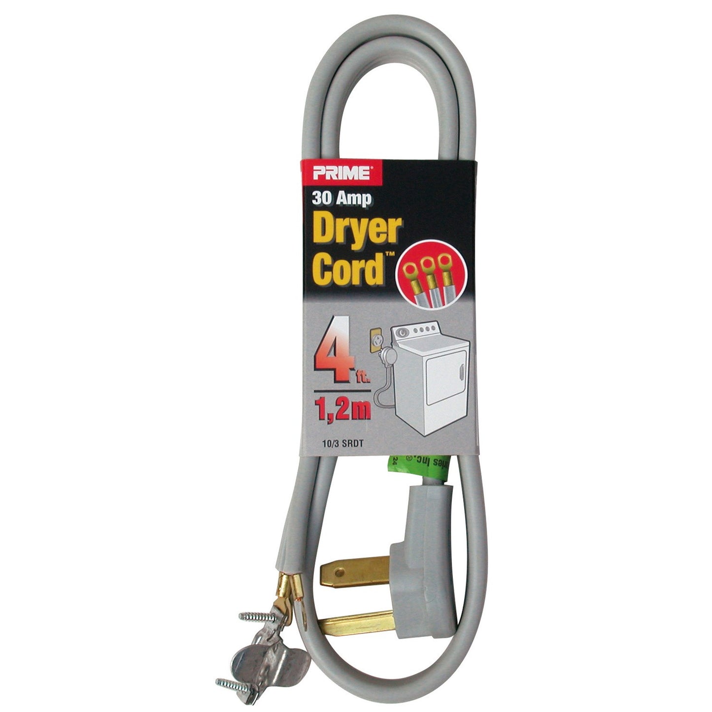 DRYER CORD 3-WIRE 4FT