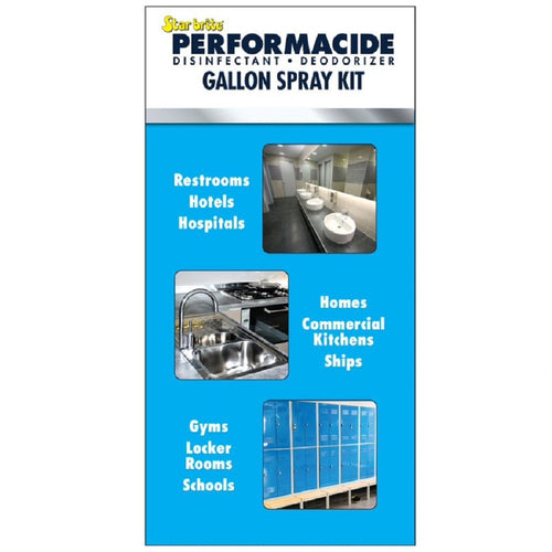 Roll over image to zoom in  Star Brite 102000 Disinfectant Kit Performacide No Scent 1 gal