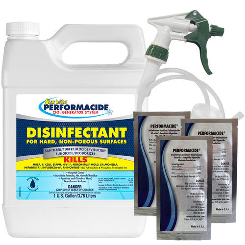 Roll over image to zoom in  Star Brite 102000 Disinfectant Kit Performacide No Scent 1 gal