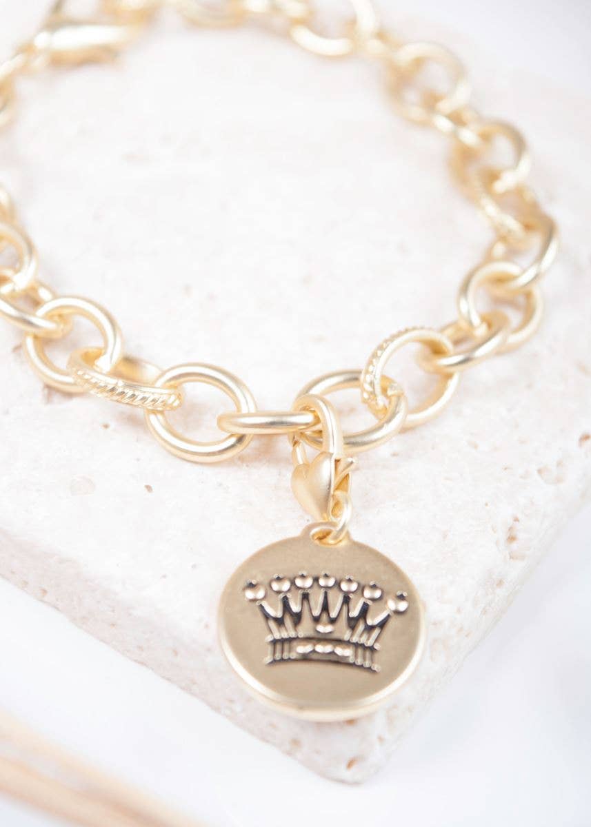 Chain Bracelet - Matte Gold
