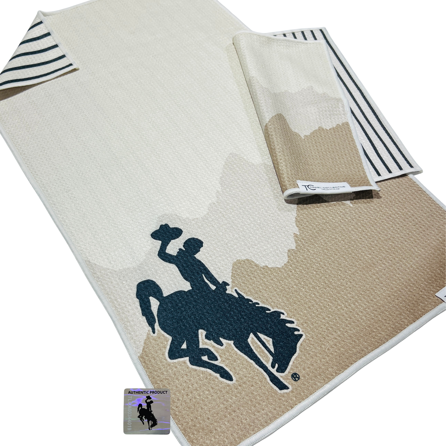 Neutral Cowboy | Waffle Weave Microfiber Towels Kitchen & Bath: Hand Towel