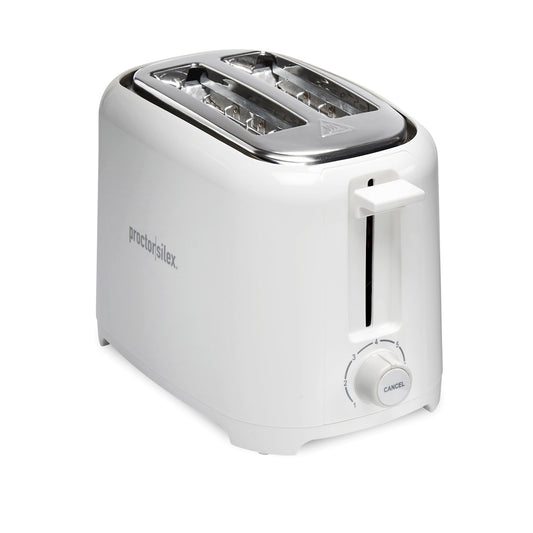 2 Slice Toaster - White