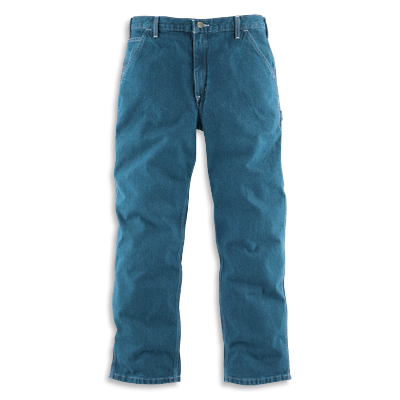 B13 Carhartt Men's Washed Denim Work Dungaree