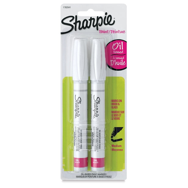 Sharpie Paint Marker MED White 2 PK