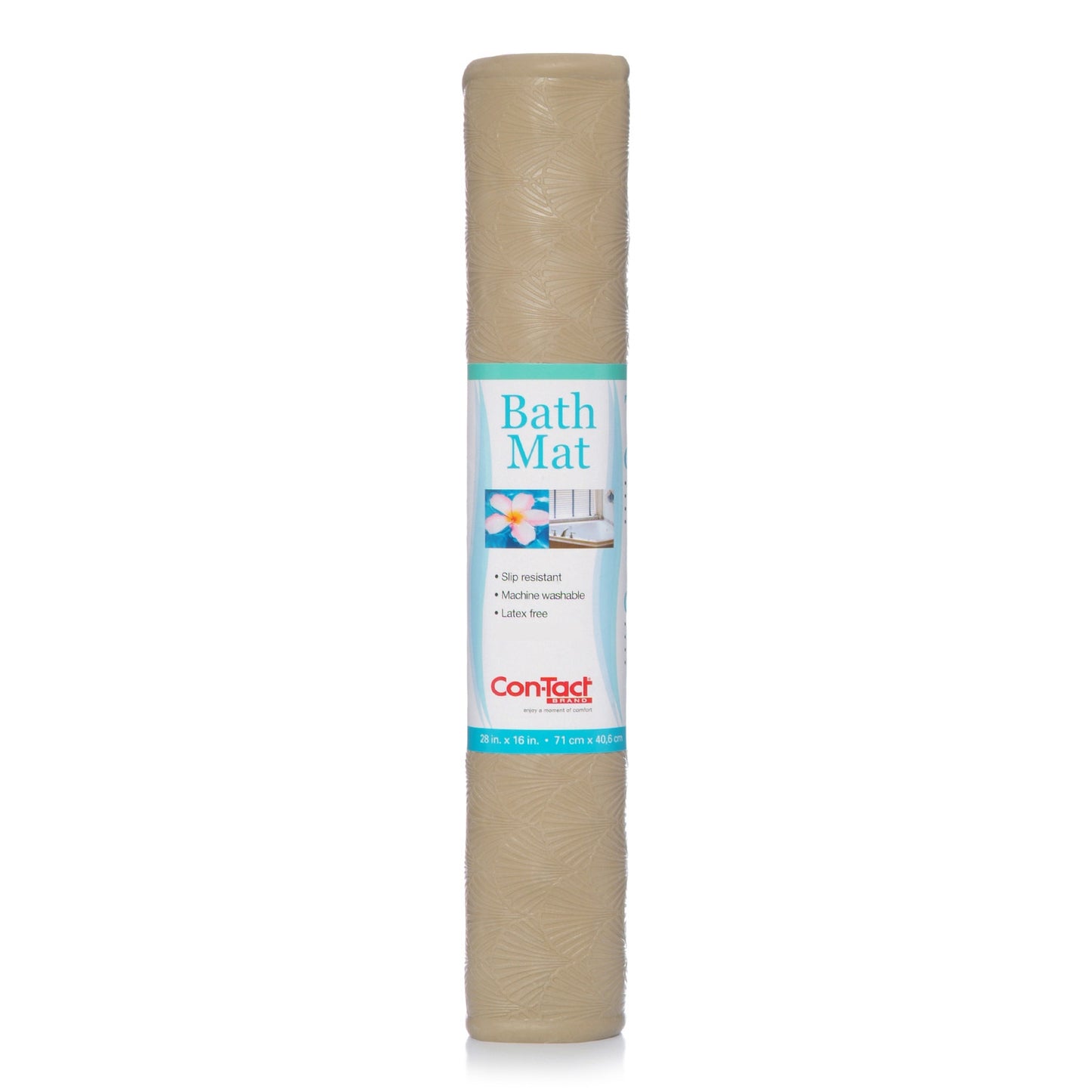 BATH MAT TAUPE 16X28IN