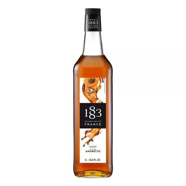 PLASTIC - 1883 Maison Routin France Syrup 1L - Amaretto